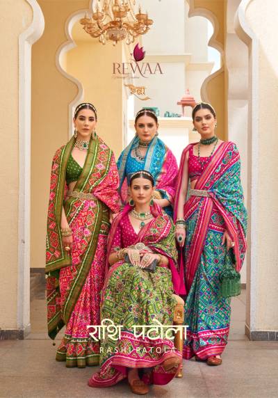 RASHI PATOLA BY REWAA DESIGNER SILK SAREE WHOLESALER IN INDIA